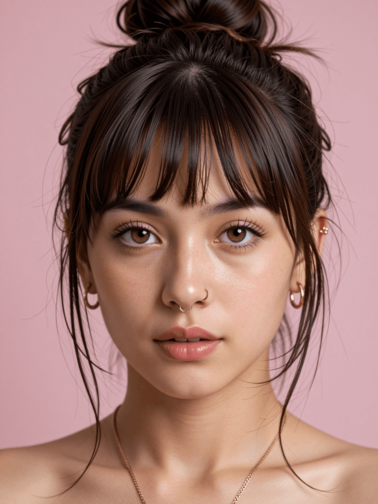 Freckles and gold jewelry
